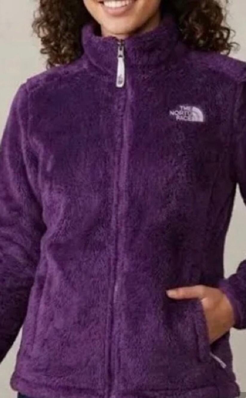 The North Face Women’s Plush Fleece Sherpa Jacket Plum Purple Size Medium
